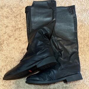 Black Knee-High Boots